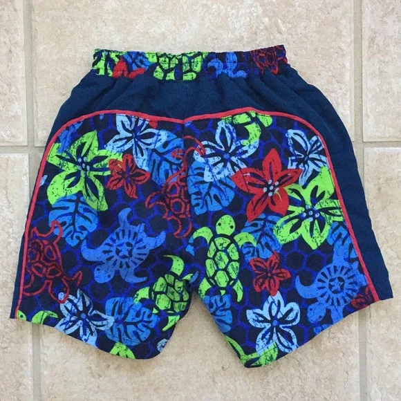 I Play Boys Rash Guard and Turtle Swim Trunks - Picture 6 of 8